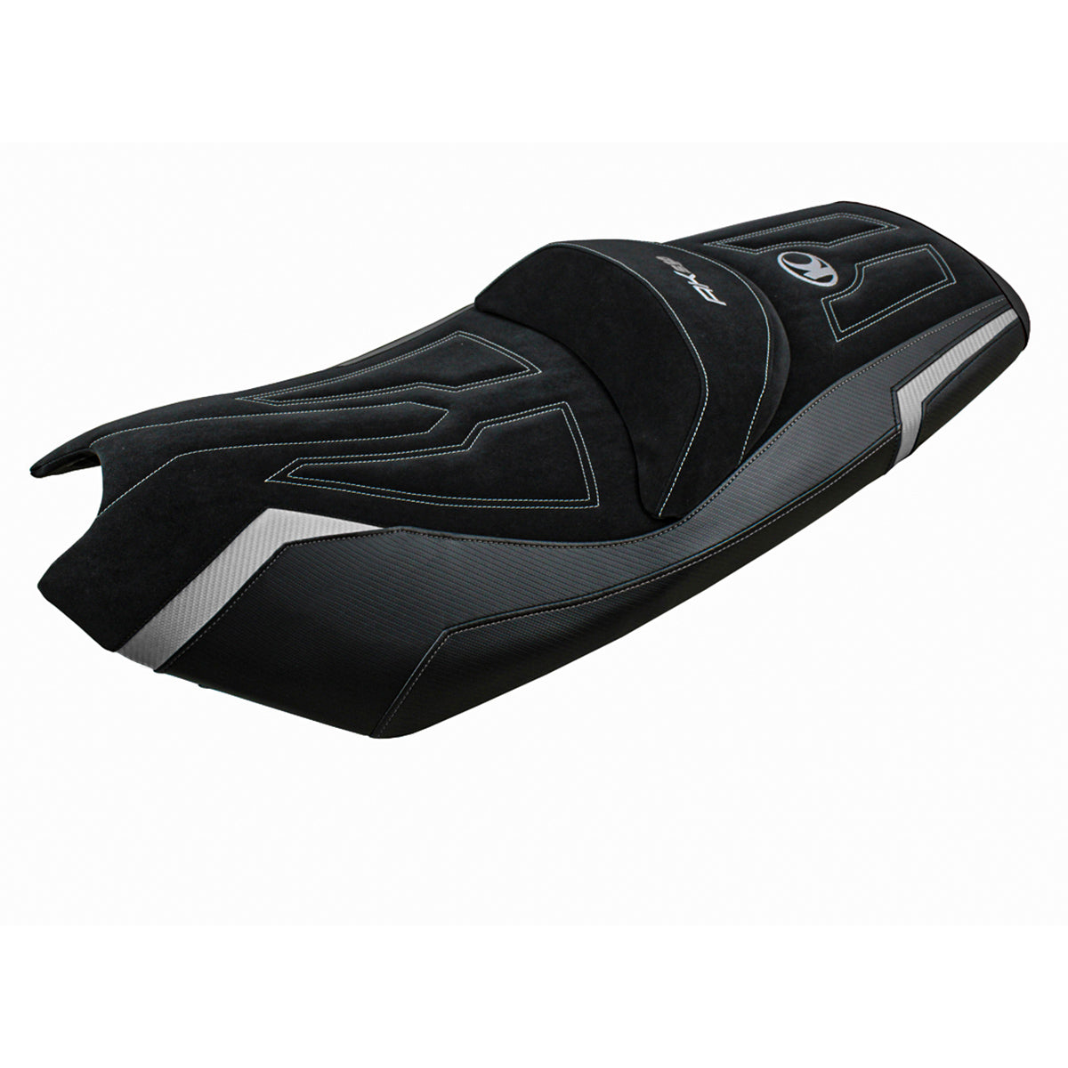 Kymco AK 550 2017-2024 Seat Cover Tappezzeria Italia TPZ Comfort in Grey and Silver