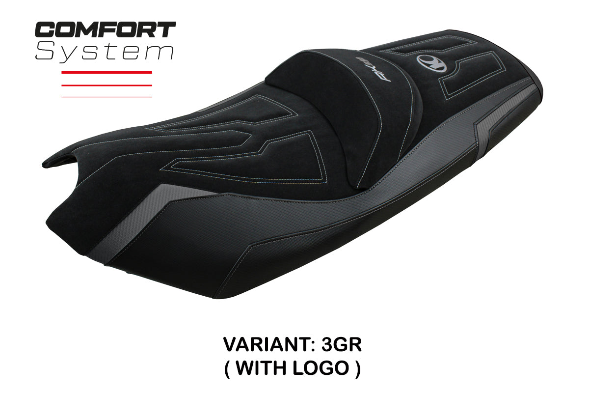 Kymco AK 550 2017-2024 Seat Cover Tappezzeria Italia TPZ Comfort in White