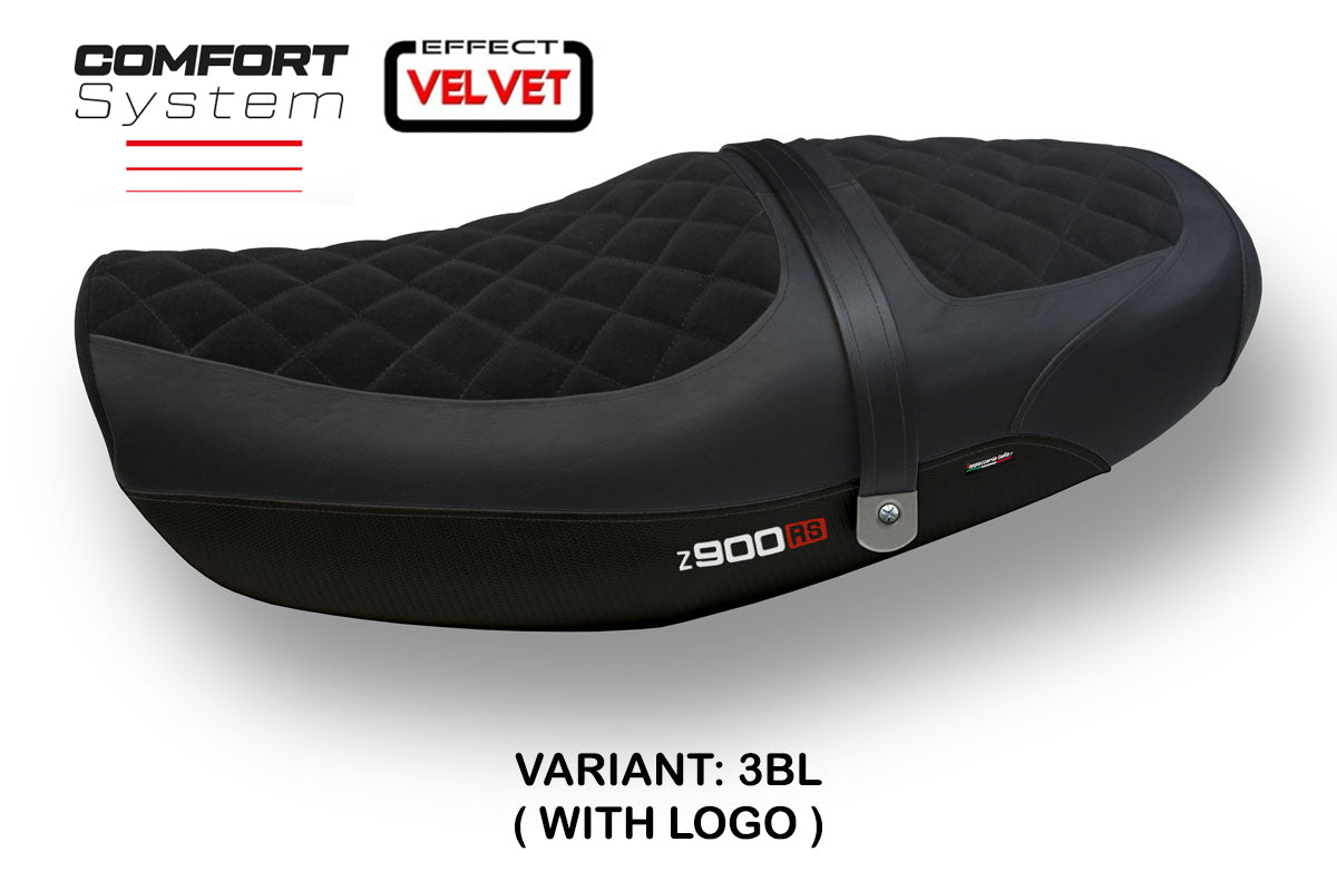 Kawasaki Z900RS 2018-2025 Seat Cover Tappezzeria Italia TPZ Velvet Comfort Black