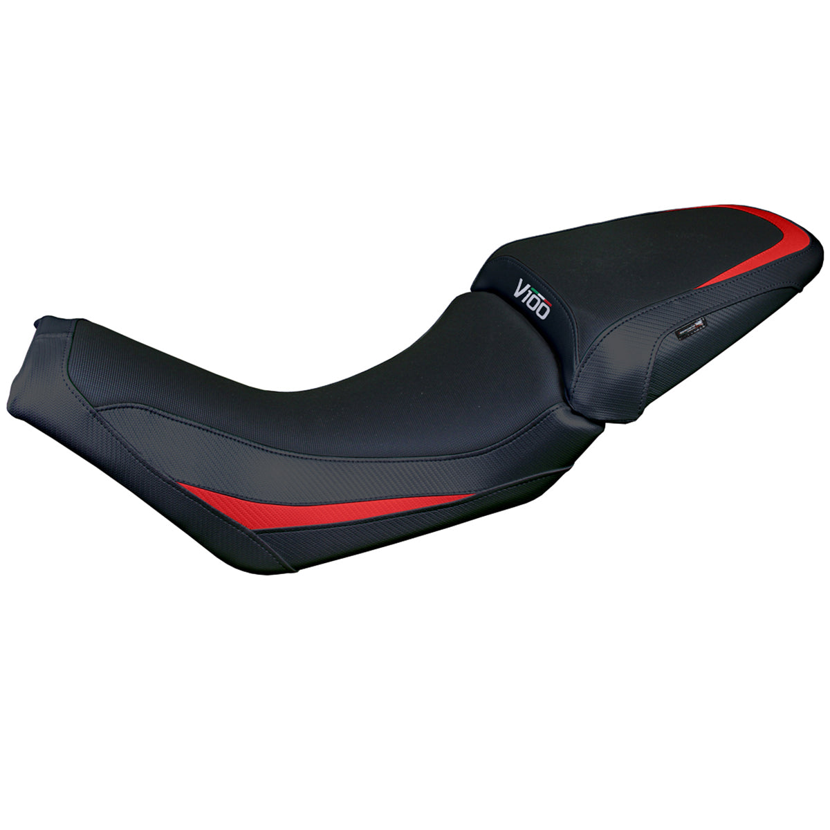 Moto Guzzi V100 Mandello 2022-2025 Seat Cover Tappezzeria Italia TPZ Red Black
