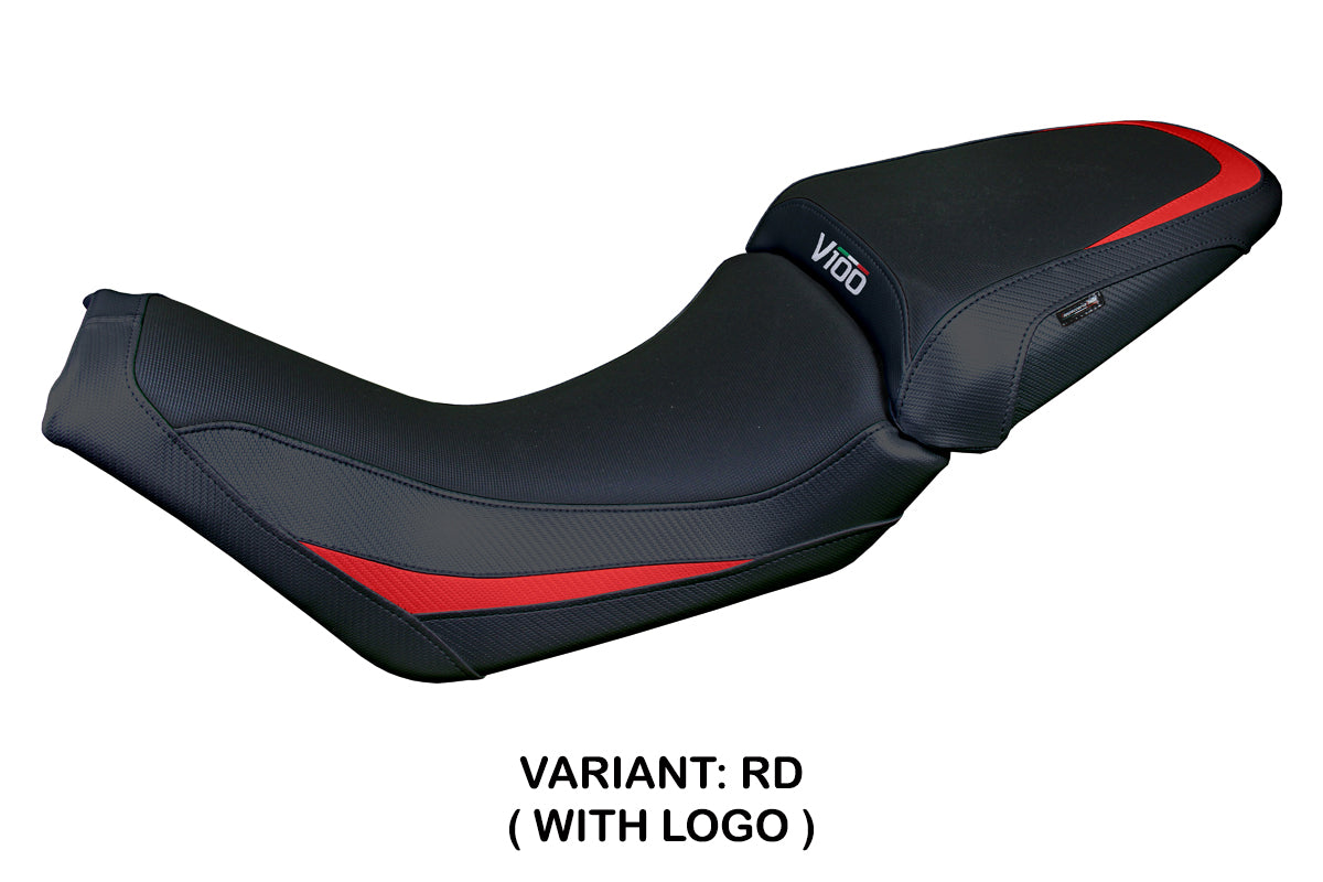 Moto Guzzi V100 Mandello 2022-2025 Seat Cover Tappezzeria Italia TPZ Red Black