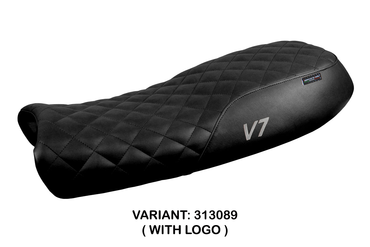 Moto Guzzi V7 2011-2020 Seat Cover Tappezzeria Italia TPZ in Black Vintage