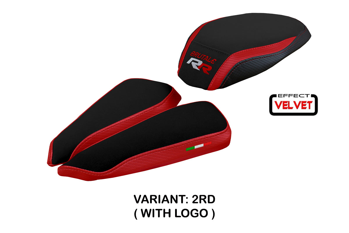 MV Agusta Brutale 1000RR 2020-2025 Seat Cover Tappezzeria Italia TPZ in Red and Black