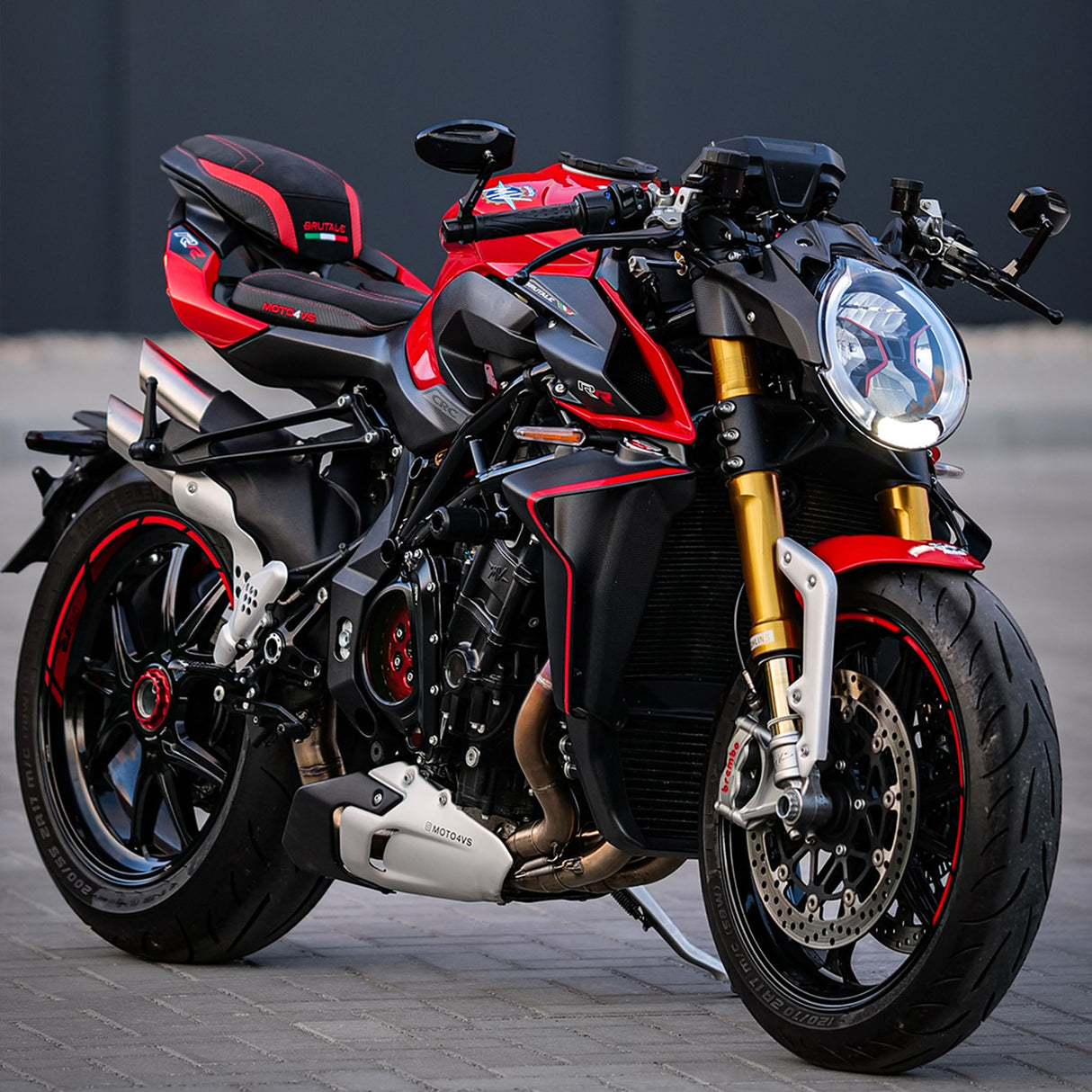 MV Agusta Brutale 1000RR 2020-2025 Seat Cover Tappezzeria Italia TPZ Comfort in Black