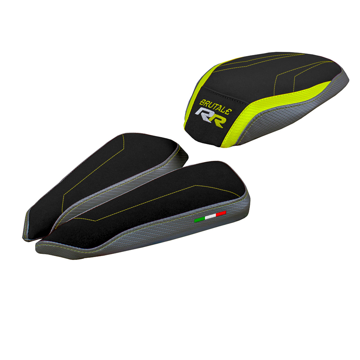 MV Agusta Brutale 1000RR 2020-2025 Seat Cover Tappezzeria Italia TPZ Comfort in Yellow and Grey