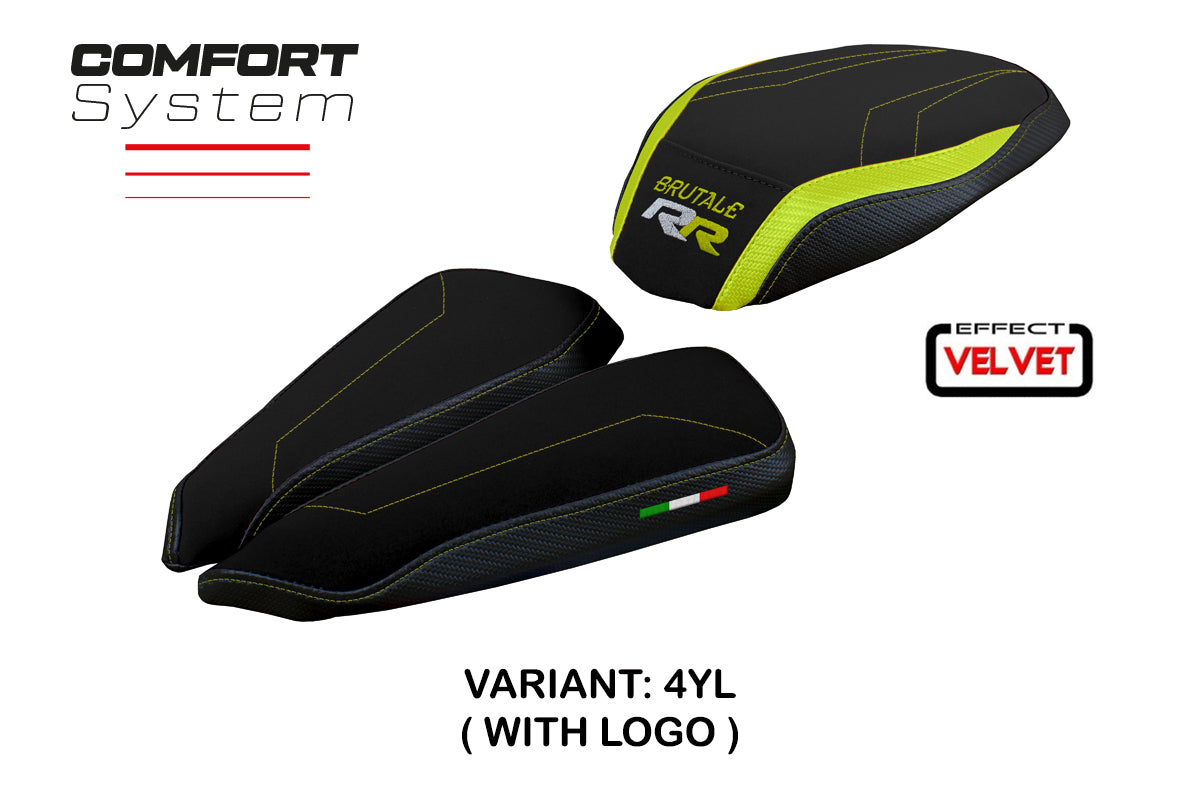 MV Agusta Brutale 1000RR 2020-2025 Seat Cover Tappezzeria Italia TPZ Comfort in Yellow