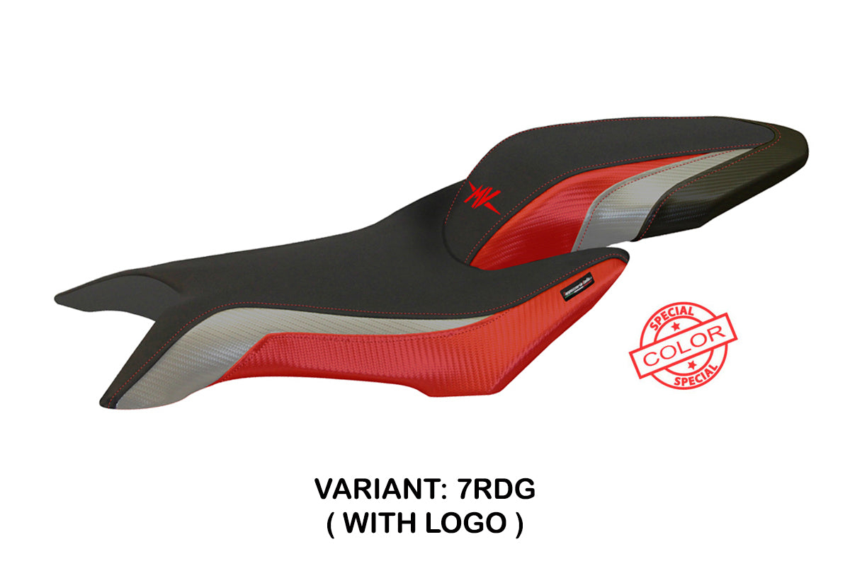 MV Agusta Brutale 800 2016-2025 Seat Cover Tappezzeria Italia TPZ in Red and Grey