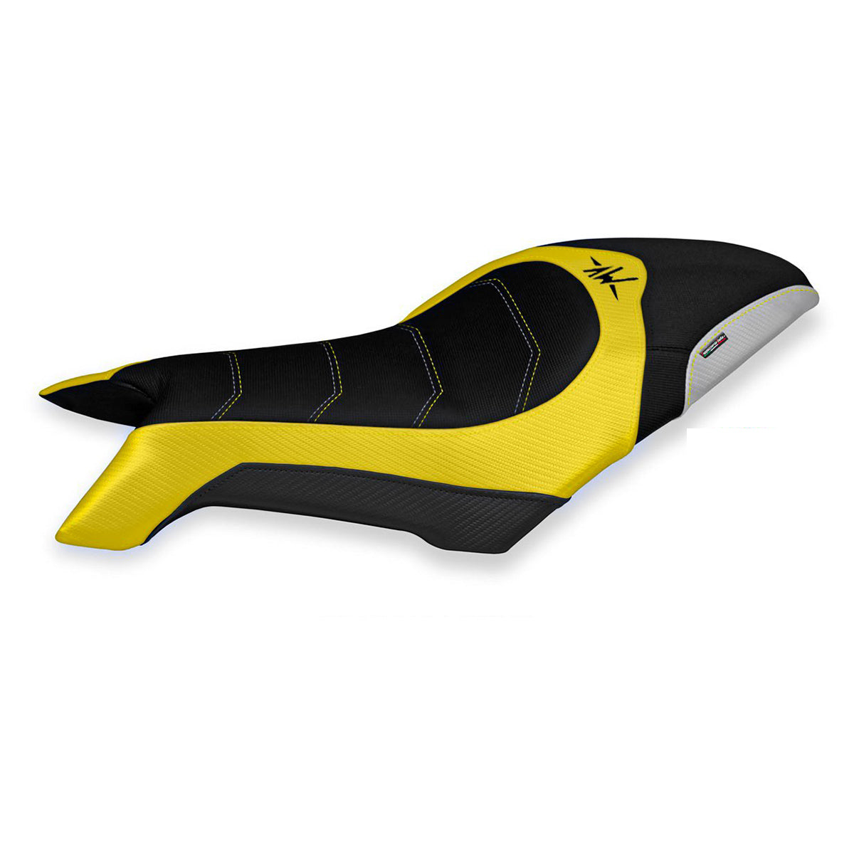 MV Agusta Dragster 800 2019-2026 Seat Cover TPZ Italia Comfort Yellow Silver