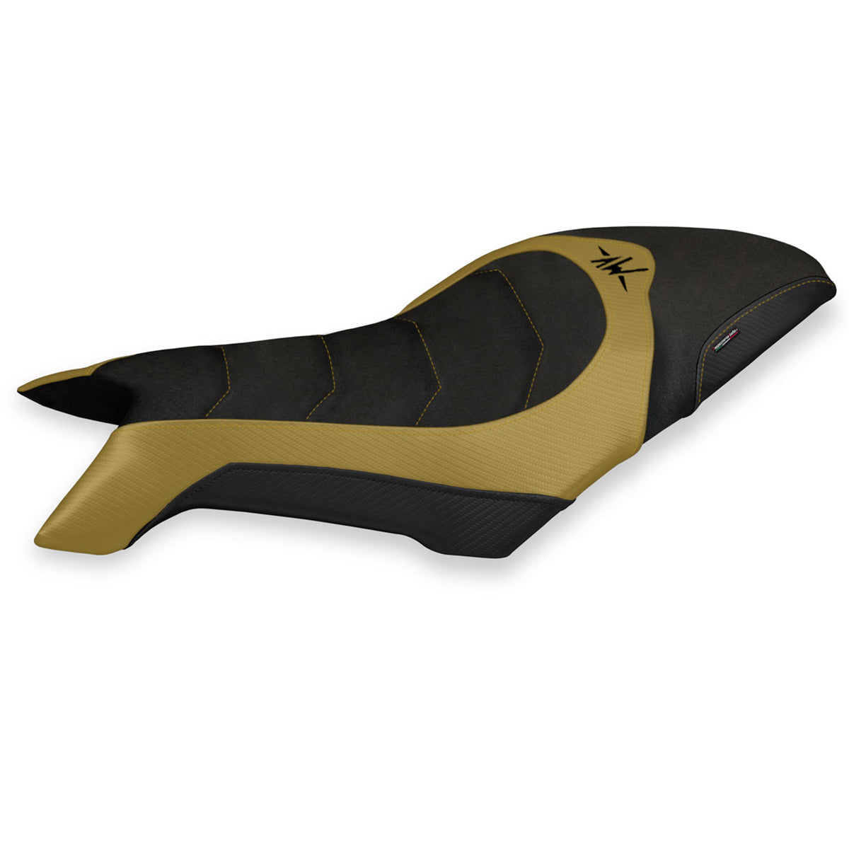 Funda de asiento MV Agusta Dragster 800 2019-2025 Tappezzeria Italia TPZ Ultragrip en dorado