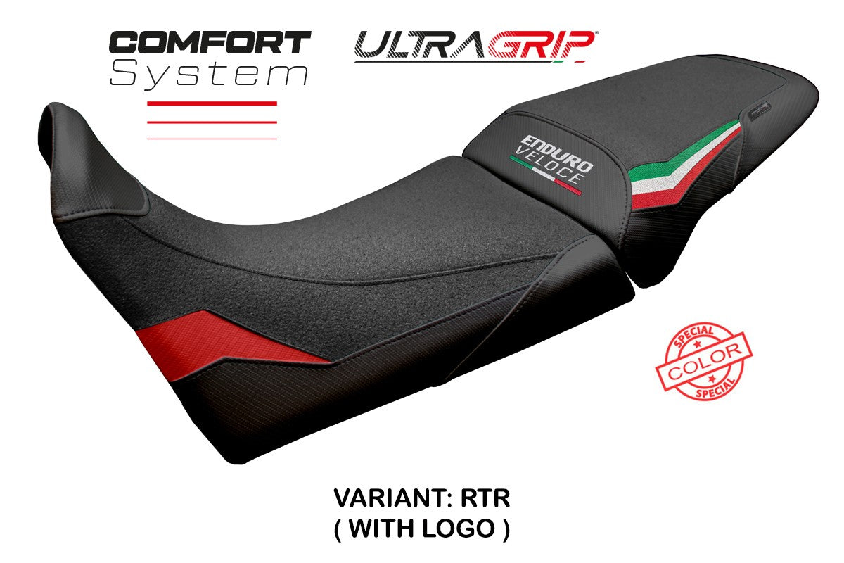 Funda de asiento MV Agusta Enduro Veloce 2024-2025 Tappezzeria Italia TPZ Comfort Ultragrip Ita