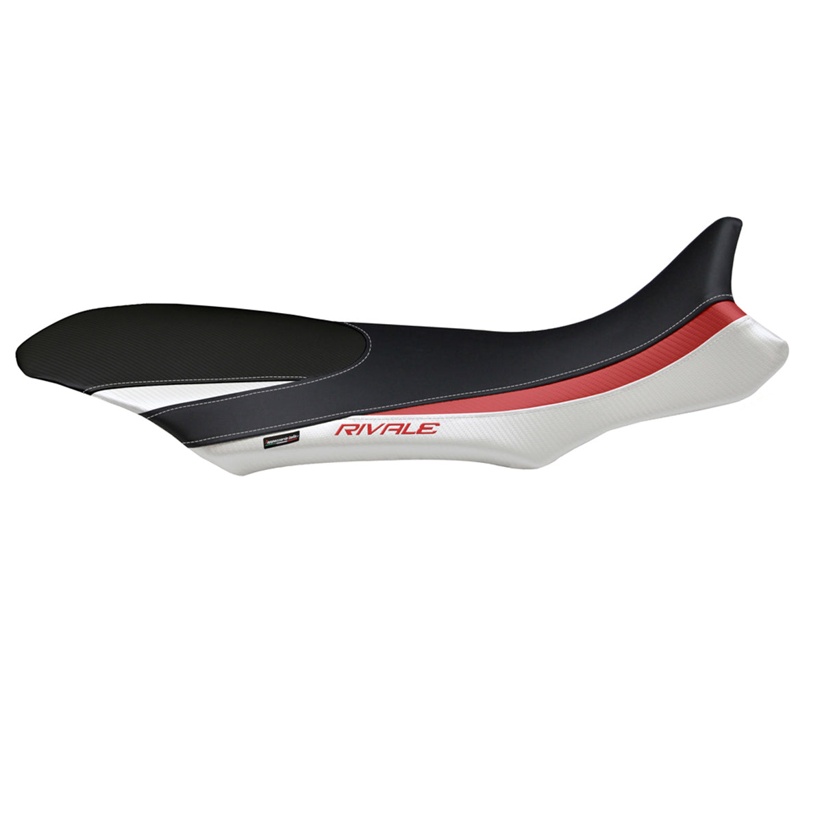 MV Agusta Rivale 800 2013-2018 Seat Cover Tappezzeria Italia TPZ in White and Red