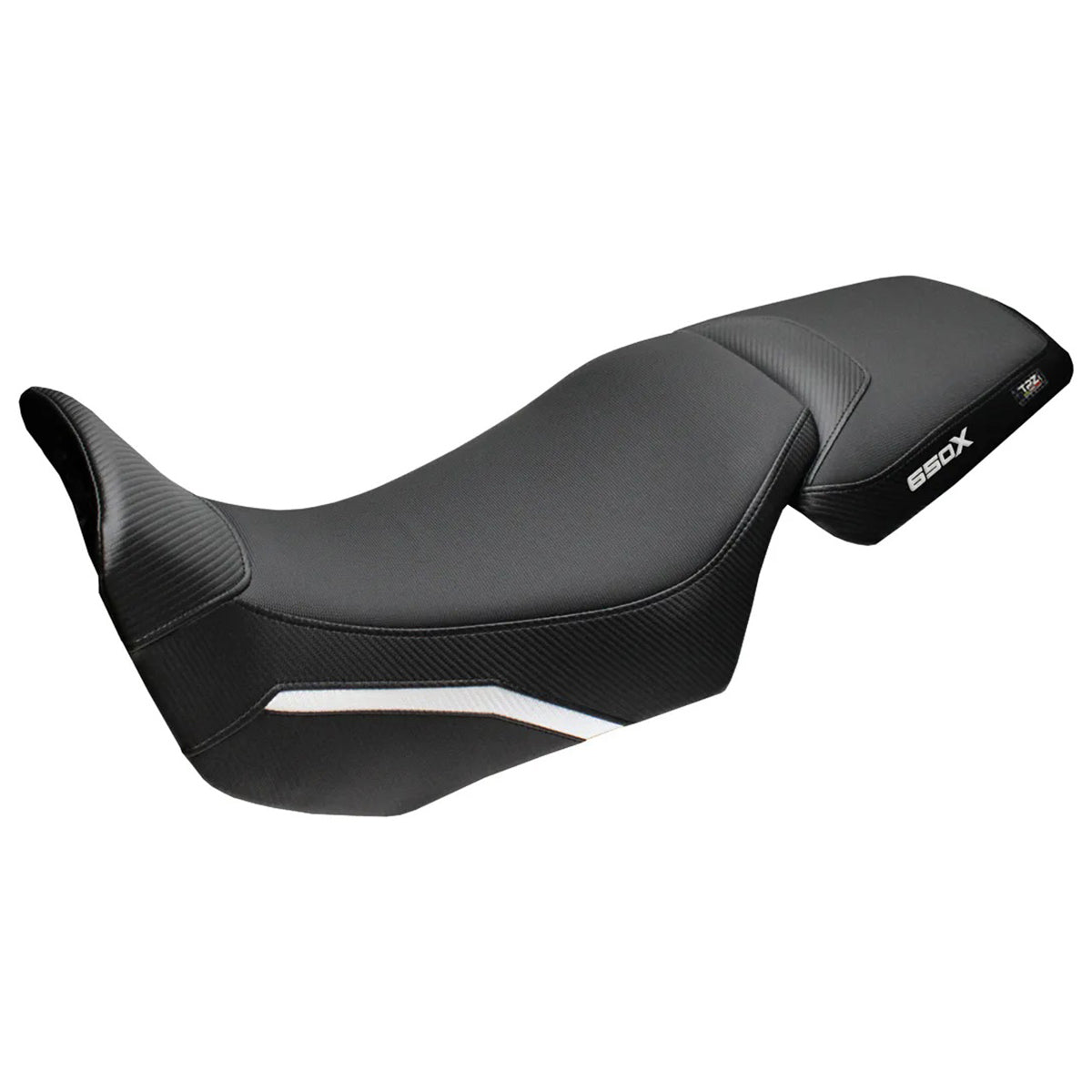 QJ Motor SVT 650 X 2024-2026 Seat Cover TPZ Italia White Black