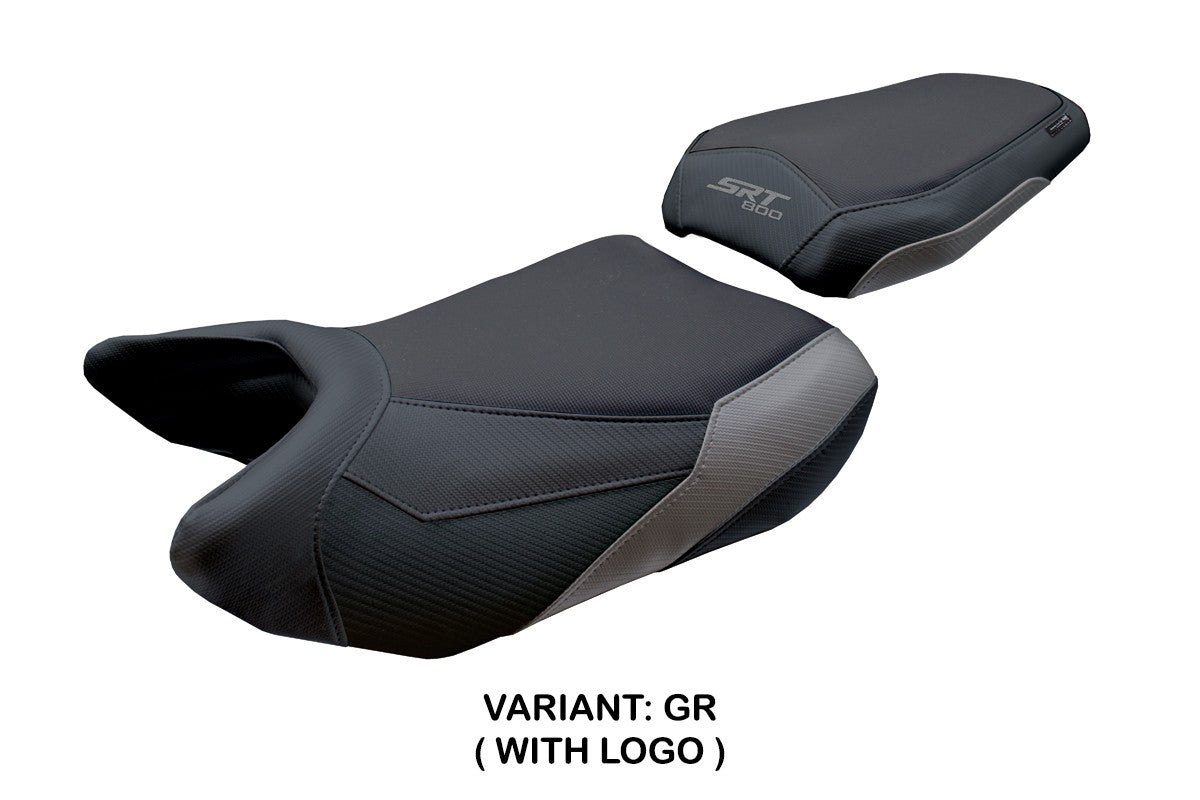 QJ Motor SRT 800 X / S / SX 2023-2025 Seat Cover Tappezzeria Italia TPZ Grey Black