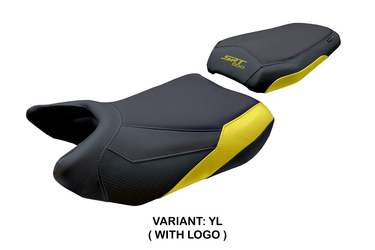 QJ Motor SRT 800 X / S / SX 2023-2025 Seat Cover Tappezzeria Italia TPZ Yellow Black
