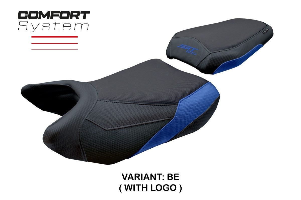 QJ Motor SRT 800 X / S / SX 2023-2025 Seat Cover Tappezzeria Italia TPZ Comfort Blue Black