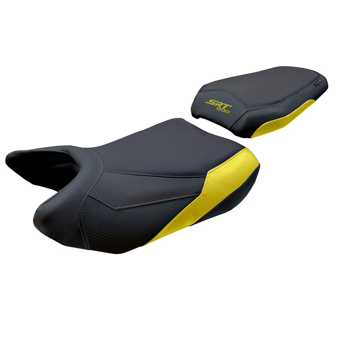 Funda de asiento QJ Motor SRT 800 X / S / SX 2023-2025 Tappezzeria Italia TPZ Comfort Amarillo Negro