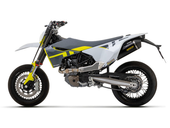Escape Arrow Race-Tech 72623AKN, aluminio oscuro, para Husqvarna 701 Supermoto 2017-2024 72623AKN