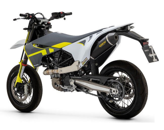 Escape Arrow Race-Tech 72623AKN, aluminio oscuro, para Husqvarna 701 Supermoto 2017-2024 72623AKN