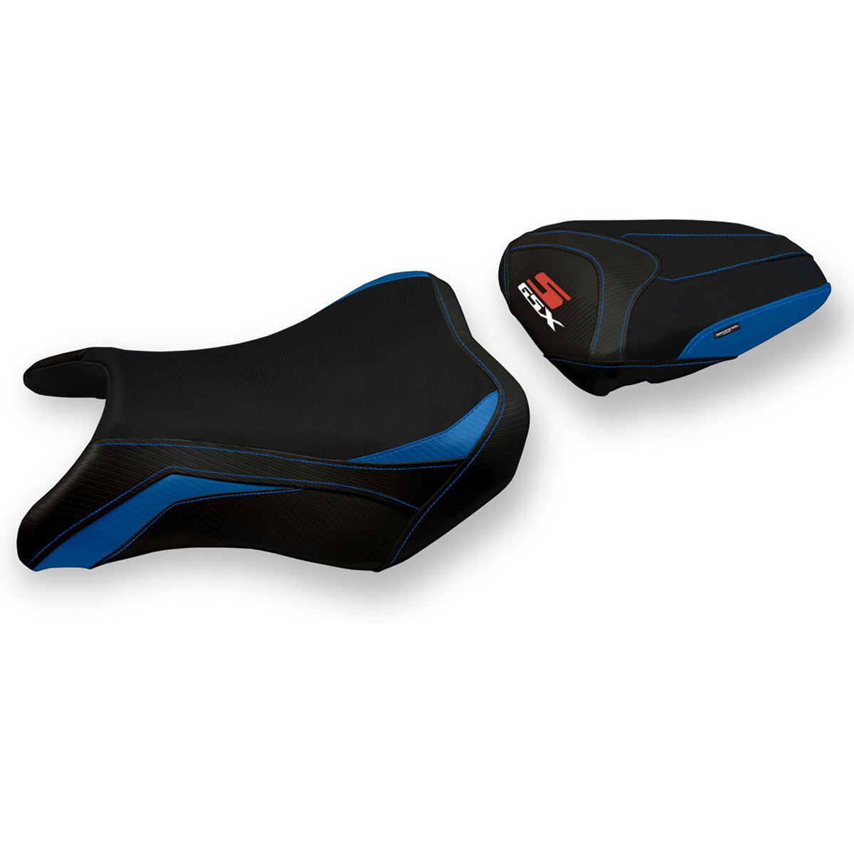 Suzuki GSXS 750 2017-2021 Seat Cover Tappezzeria Italia TPZ in Blue and Black