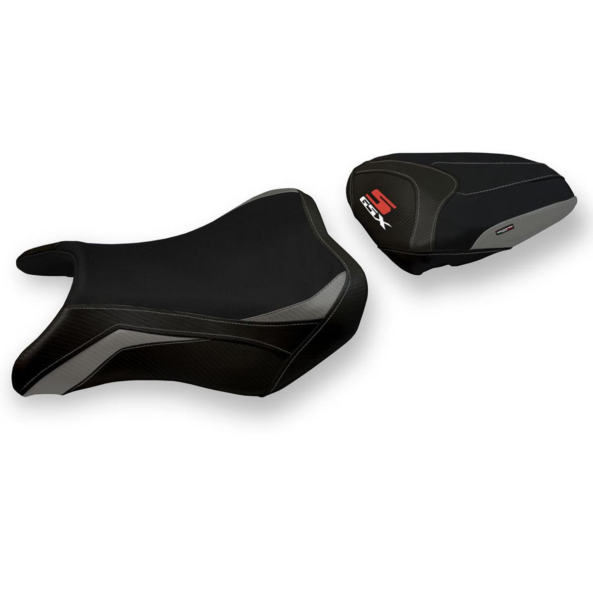 Suzuki GSXS 750 2017-2021 Seat Cover Tappezzeria Italia TPZ in Grey and Black
