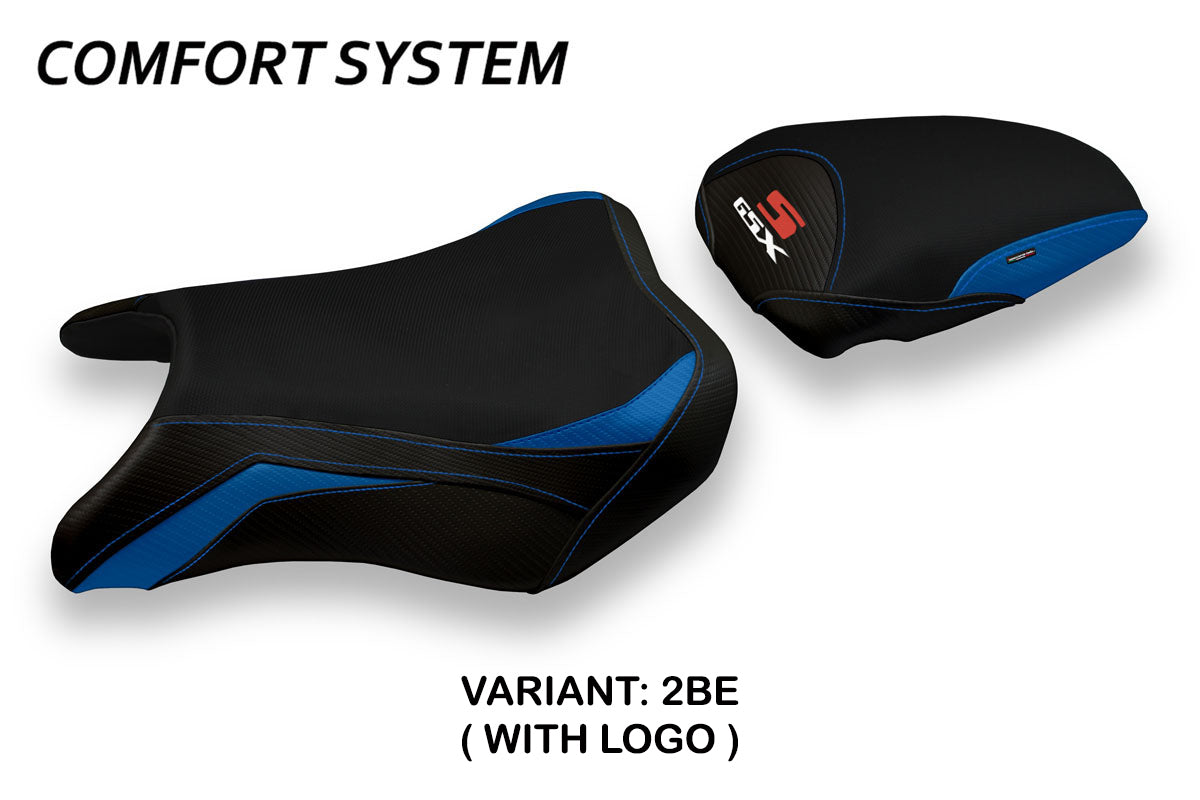 Suzuki GSXS 750 2017-2021 Seat Cover Tappezzeria Italia TPZ Comfort in Blue