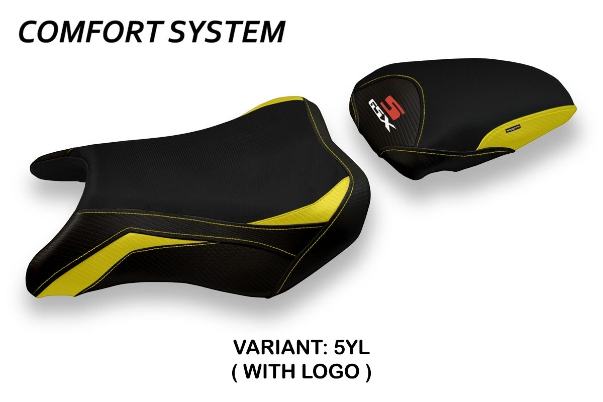 Suzuki GSXS 750 2017-2021 Seat Cover Tappezzeria Italia TPZ Comfort in Yellow