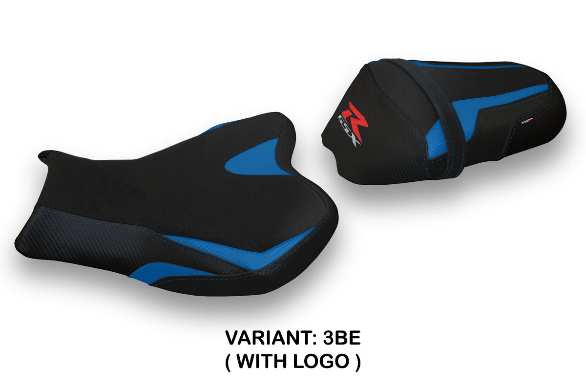 Suzuki GSXR 1000 2009-2016 Seat Cover Tappezzeria Italia TPZ in Blue and Black