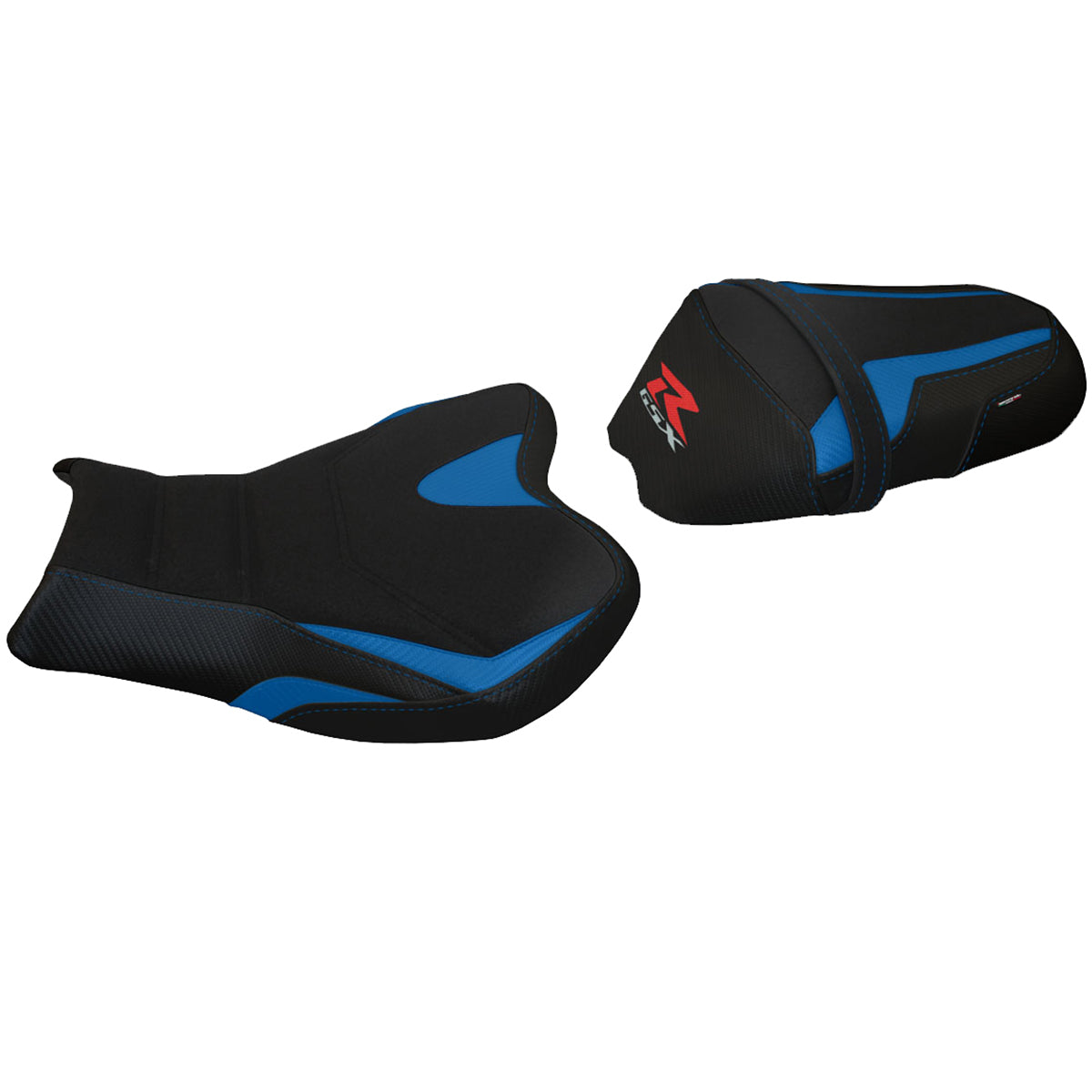 Suzuki GSXR 1000 2009-2016 Seat Cover Tappezzeria Italia TPZ Ultragrip in Blue and Black