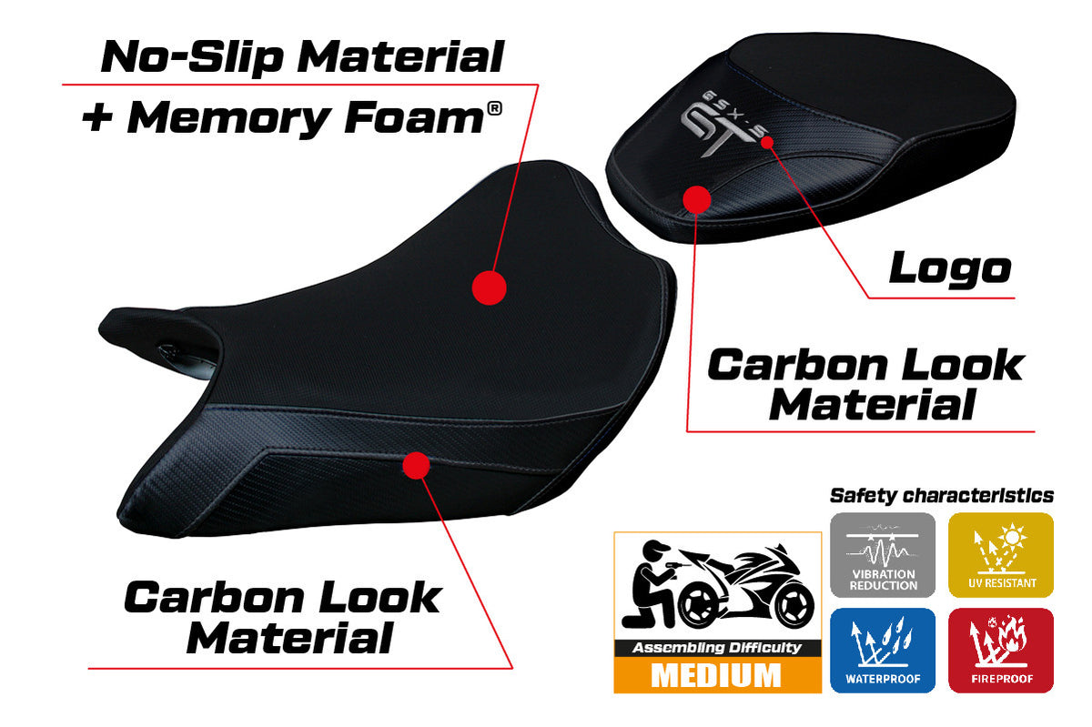 Suzuki GSX S 1000 GT 2021-2026 Seat Cover TPZ Italia Comfort Black