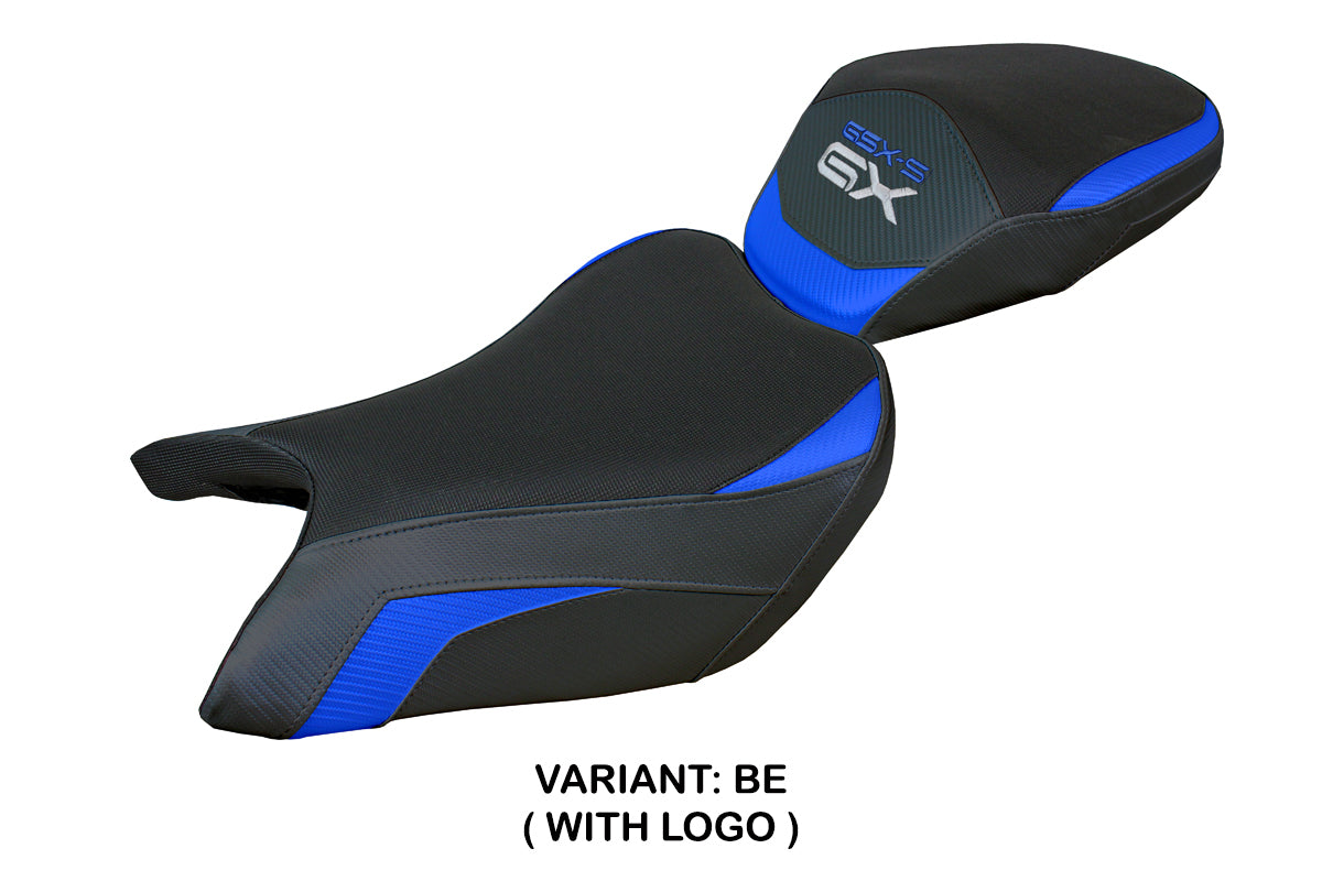 Suzuki GSXS 1000 GX 2024-2025 Seat Cover Tappezzeria Italia TPZ in Blue and Black