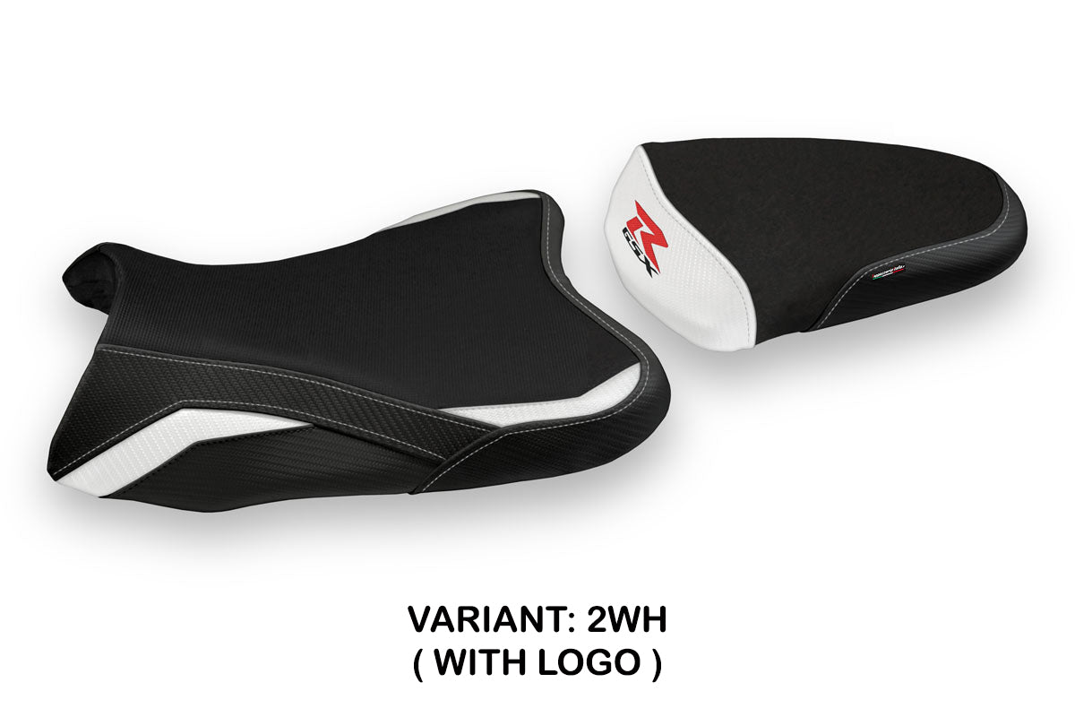 Suzuki GSXR 600 750 2006-2007 Seat Cover Tappezzeria Italia TPZ in White and Black