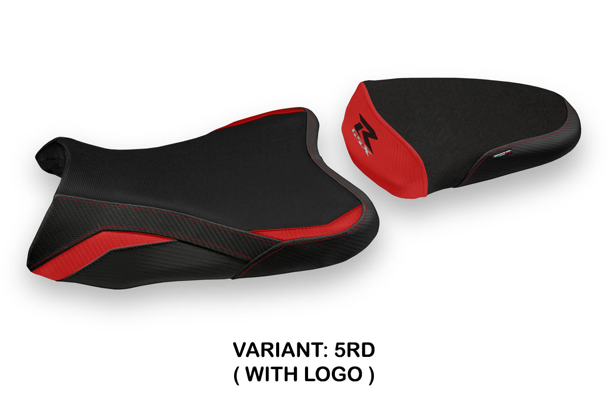 Suzuki GSXR 600 750 2006-2007 Seat Cover Tappezzeria Italia TPZ in Red and Black