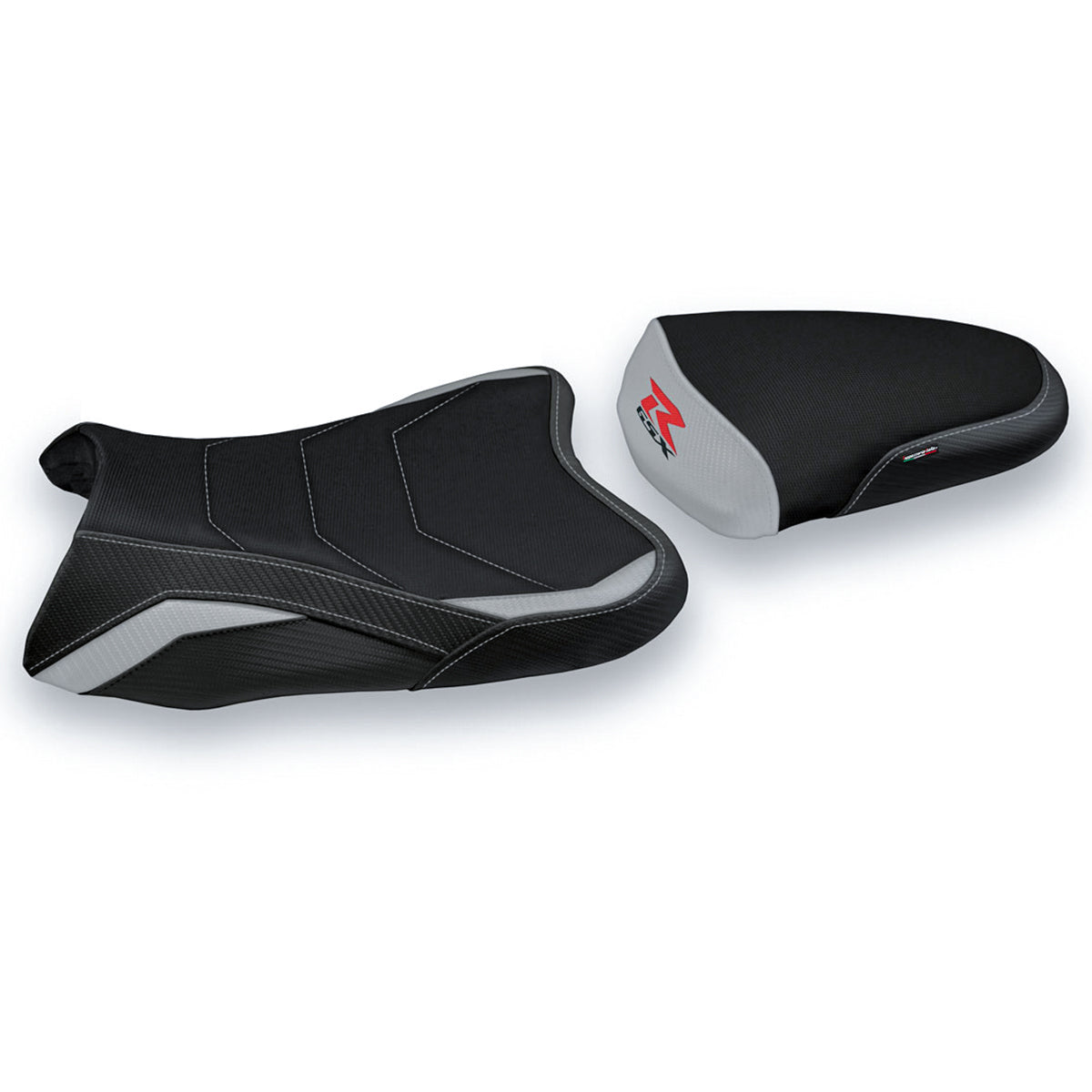 Suzuki GSXR 600 750 2006-2007 Seat Cover Tappezzeria Italia TPZ Comfort in Silver and Black