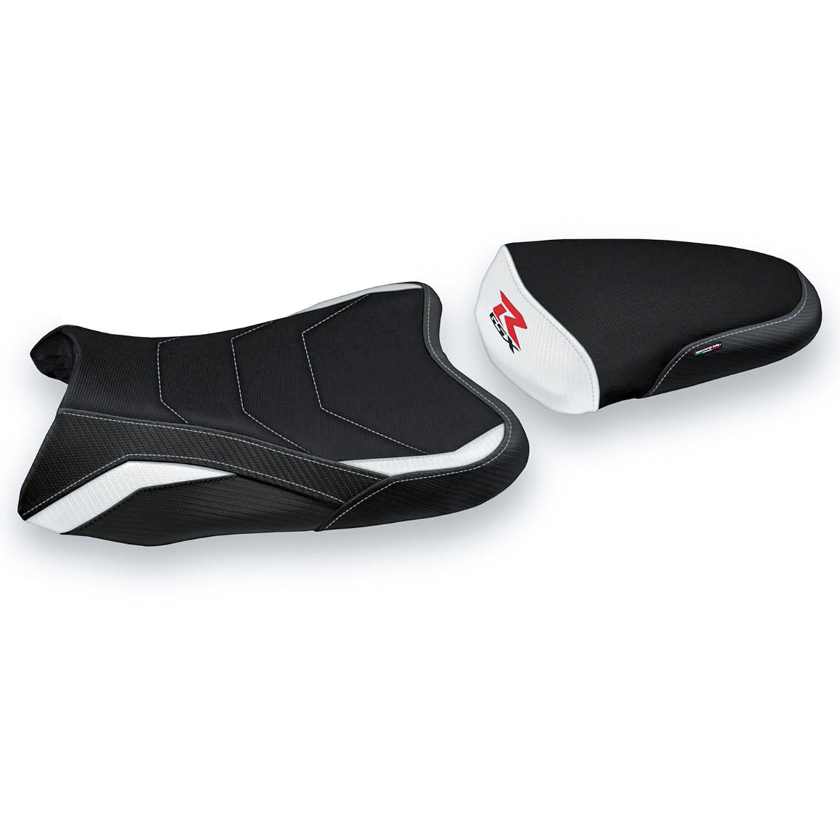 Suzuki GSXR 600 750 2006-2007 Seat Cover Tappezzeria Italia TPZ Comfort in White and Black