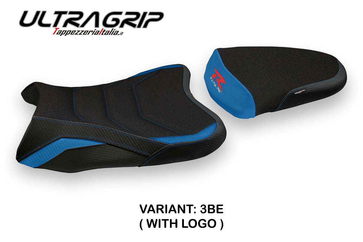 Suzuki GSXR 600 750 2006-2007 Seat Cover Tappezzeria Italia TPZ Ultragrip in Blue and Black