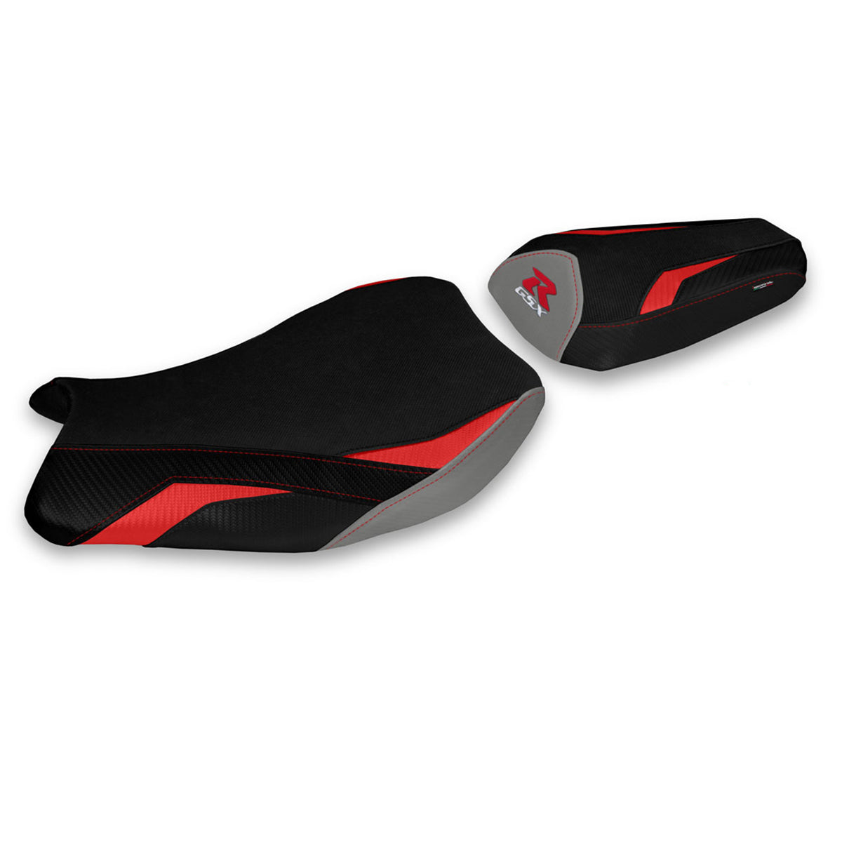 Suzuki GSXR 1000 2017-2024 Seat Cover Tappezzeria Italia TPZ in Red and Grey