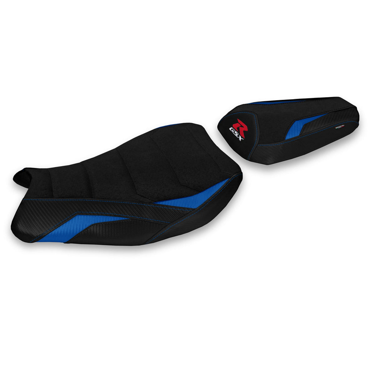 Suzuki GSXR 1000 2017-2024 Seat Cover Tappezzeria Italia TPZ Ultragrip in Blue