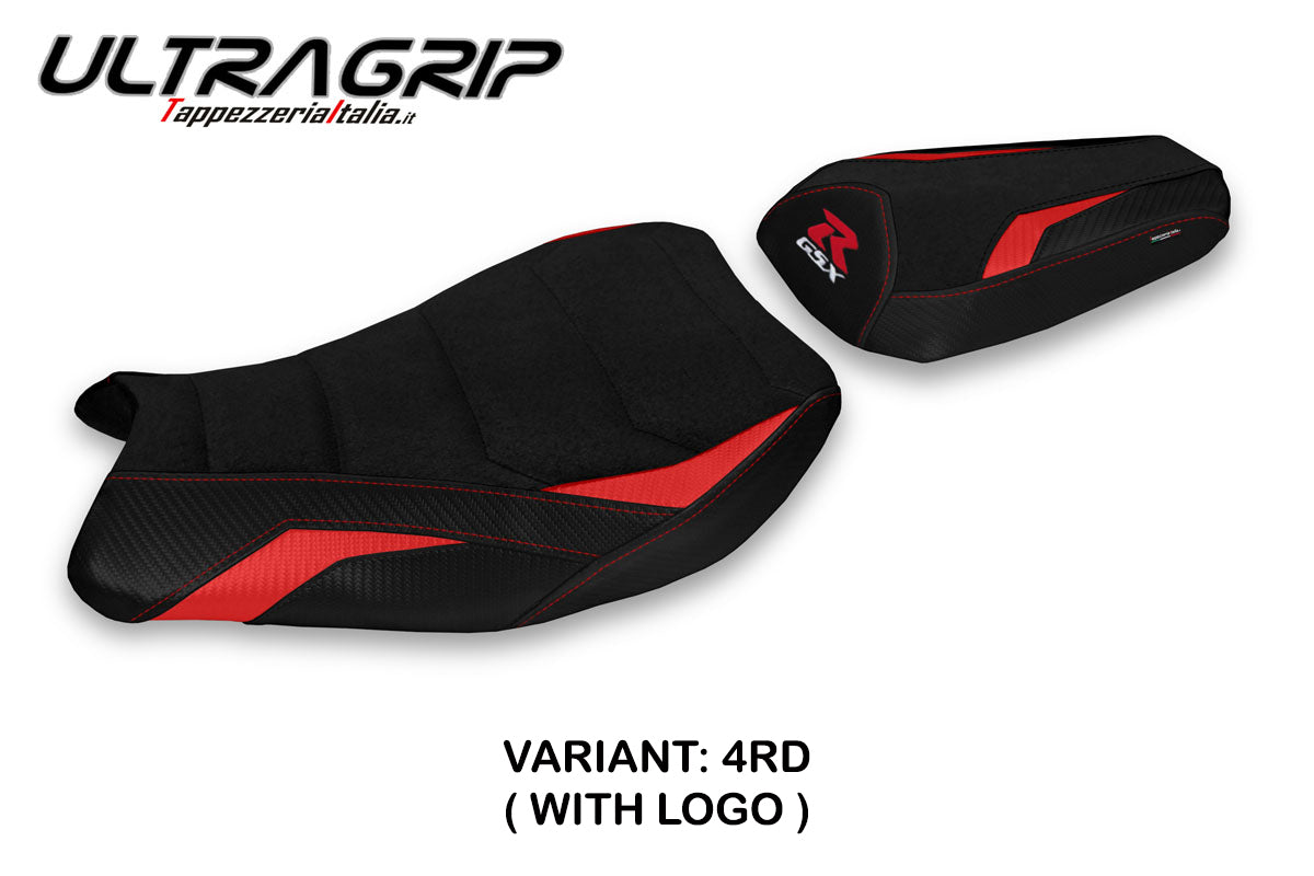 Suzuki GSXR 1000 2017-2024 Seat Cover Tappezzeria Italia TPZ Ultragrip in Red