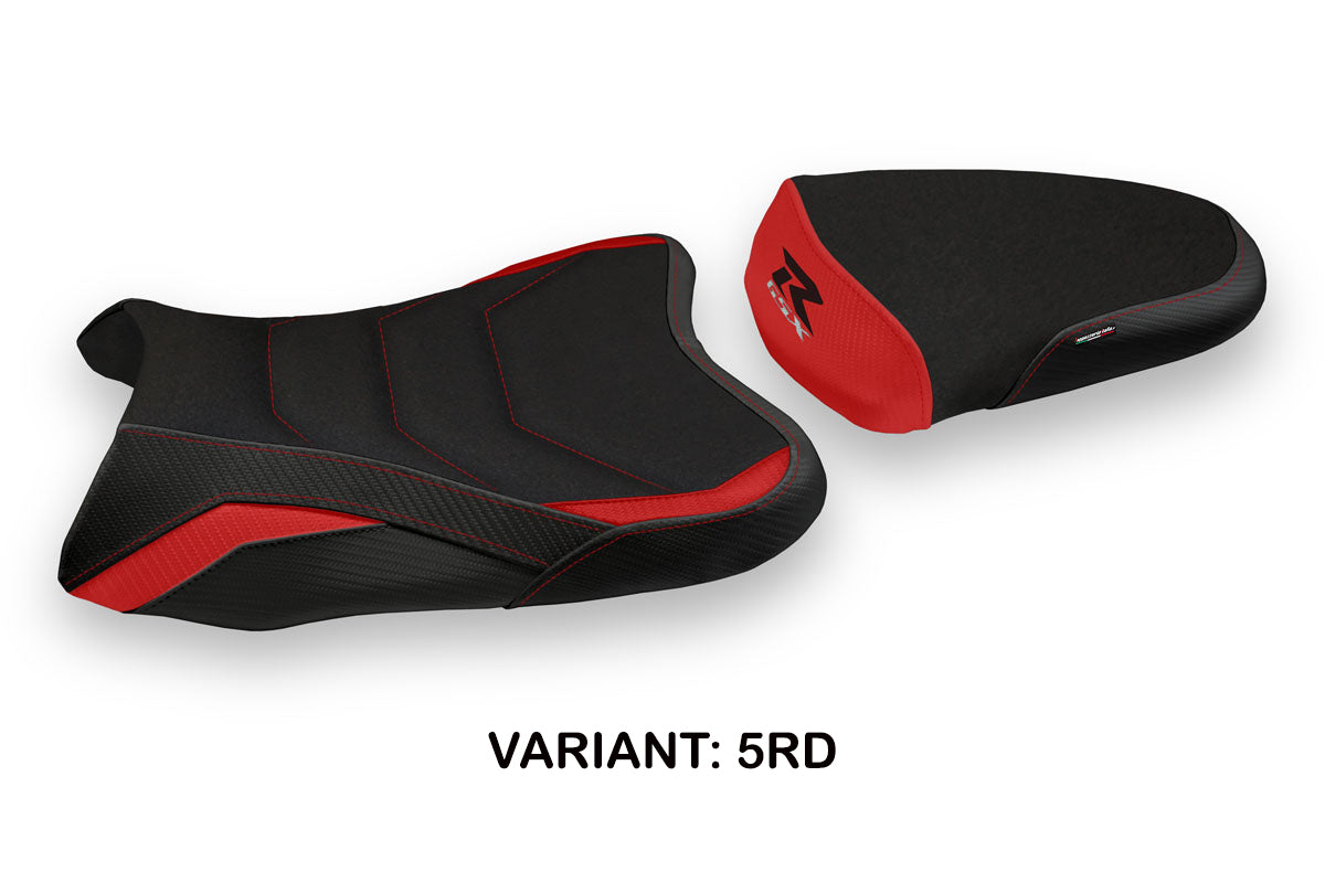Suzuki GSXR 600 750 2008-2010 Seat Cover Tappezzeria Italia TPZ Ultragrip in Red and Black