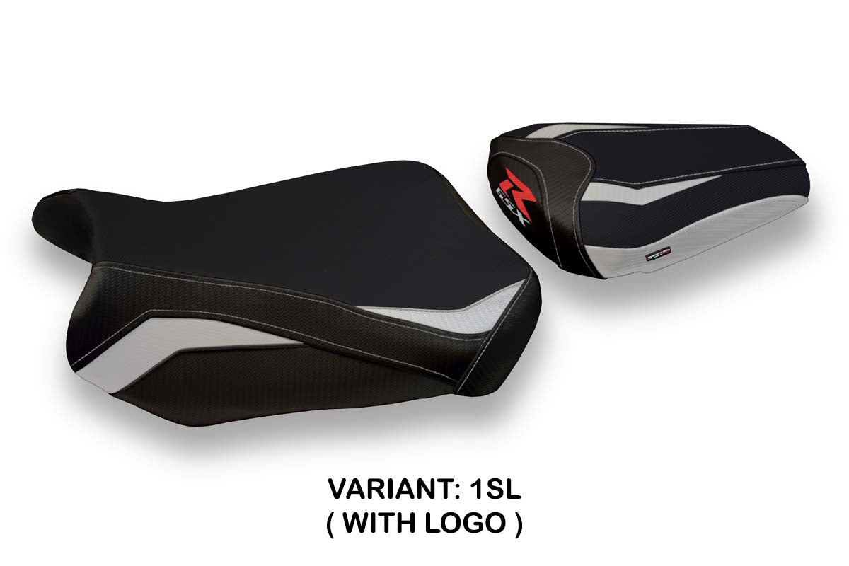 Suzuki GSXR 600 750 2011-2024 Seat Cover Tappezzeria Italia TPZ in Silver and Black