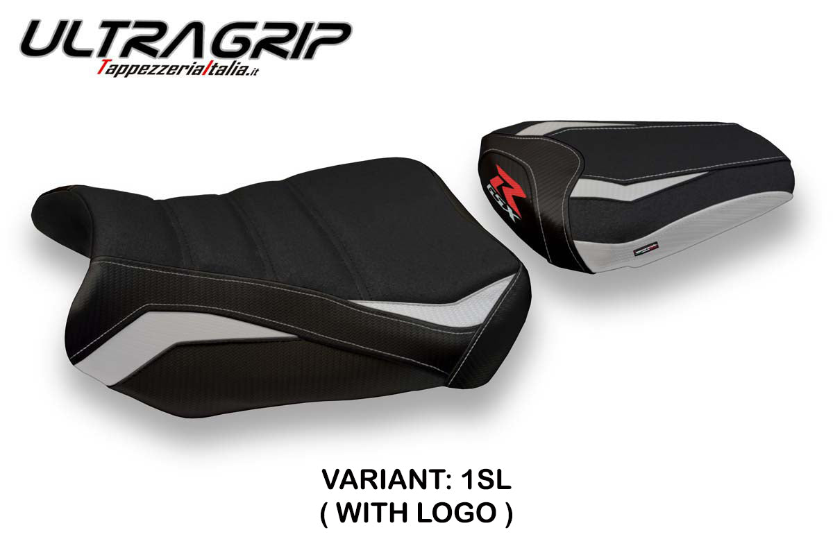 Suzuki GSXR 600 750 2011-2024 Seat Cover Tappezzeria Italia TPZ Ultragrip in Silver