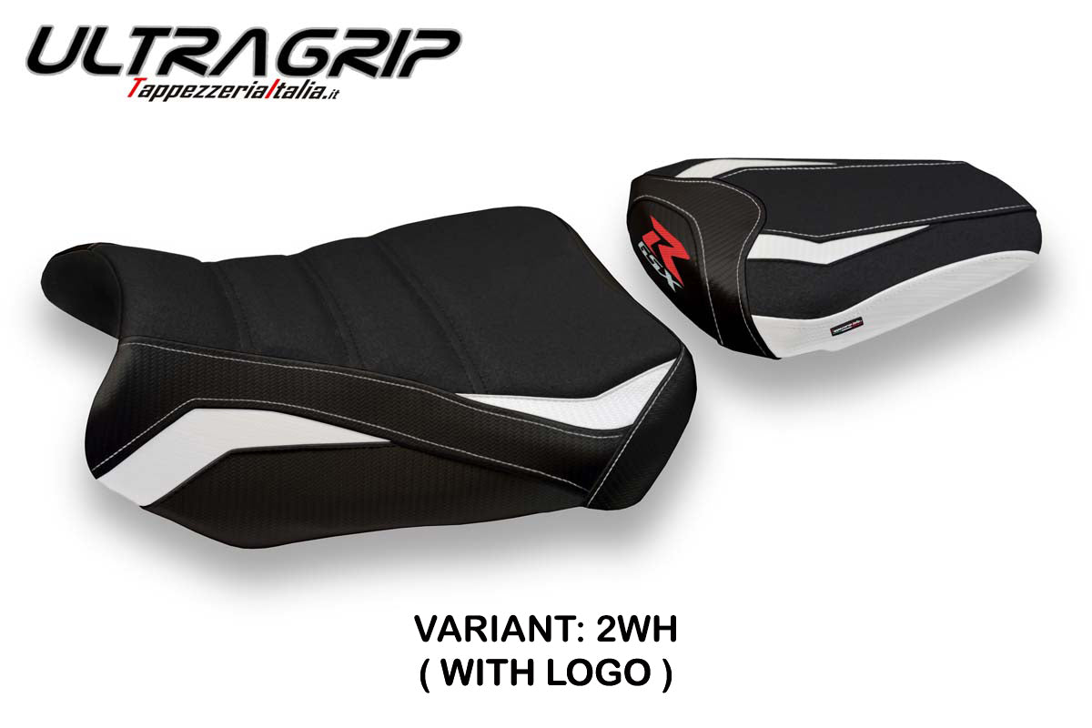 Suzuki GSXR 600 750 2011-2024 Seat Cover Tappezzeria Italia TPZ Ultragrip in White
