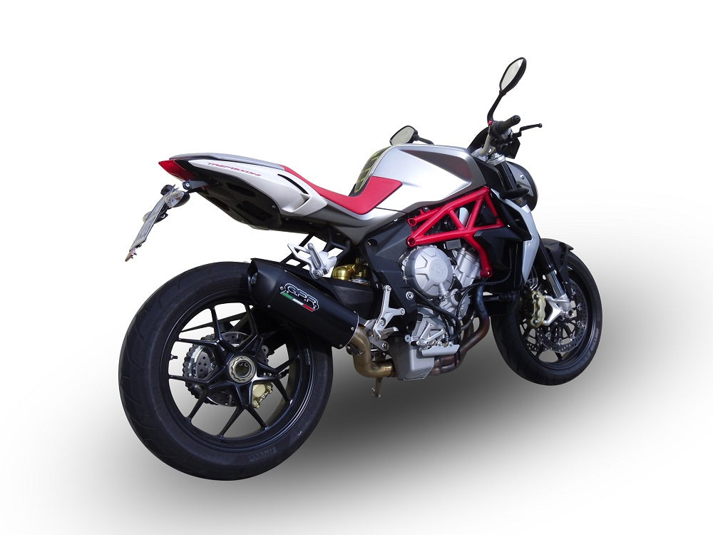 Mv Agusta Brutale 800 2012-2016-Rr Exhaust GPR Slip-on Furore Nero