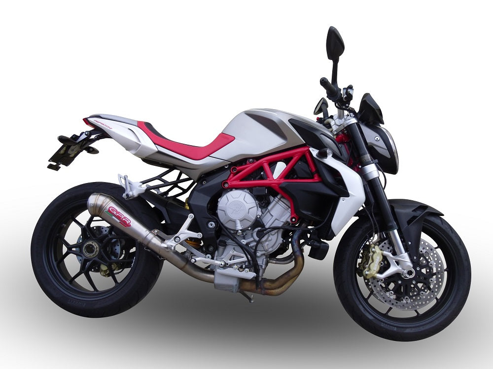 Mv Agusta Brutale 800 Dragster 2013-2016 - RR Exhaust GPR Slip-on Powercone Evo