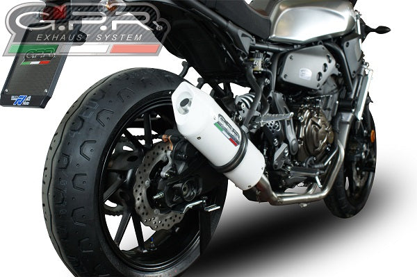 Yamaha Xsr 700 2021-2024 Exhaust GPR Full System Albus Ceramic