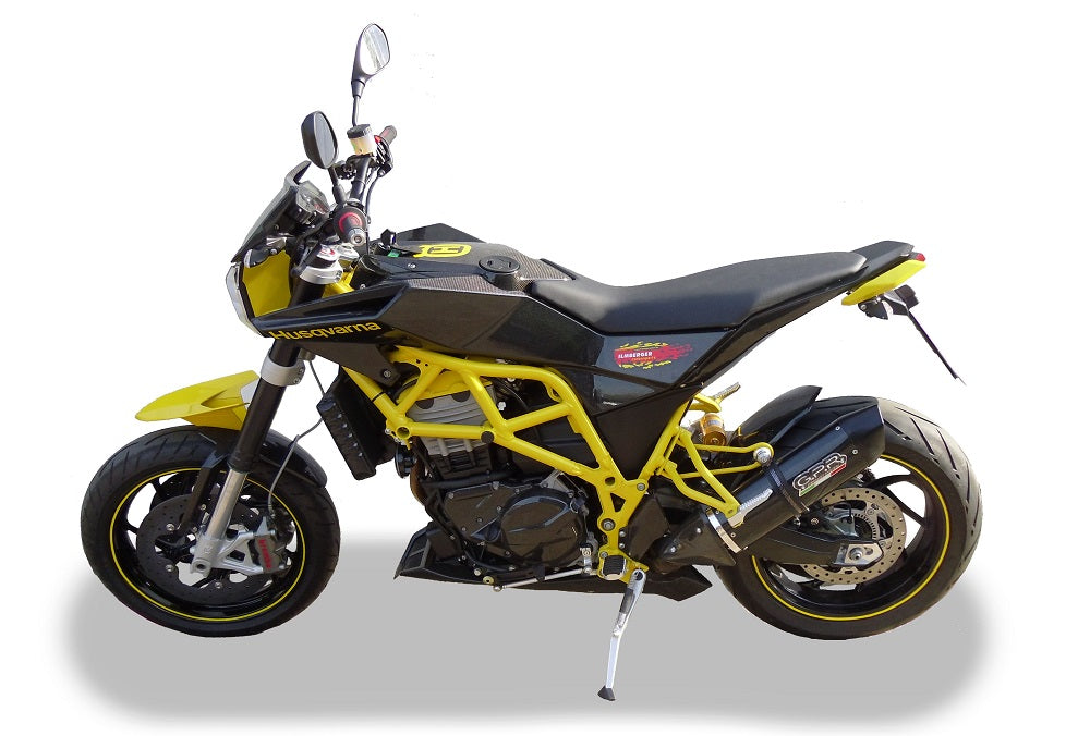 Husqvarna Nuda 900 900R 2012-2013 Exhaust GPR Slip-on Furore Nero