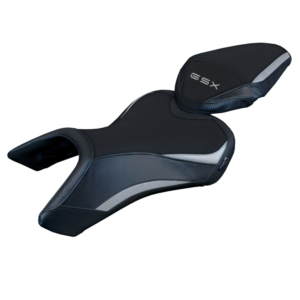 Suzuki GSX 8S-8R 2023-2025 Seat Cover Tappezzeria Italia TPZ in Silver and Black