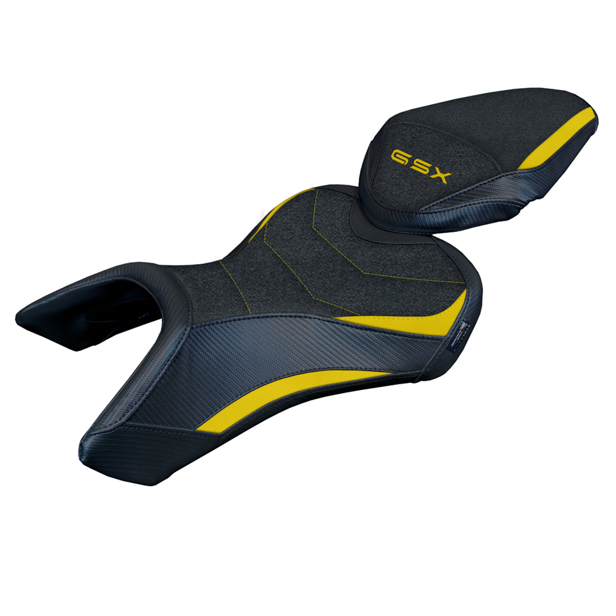 Suzuki GSX 8S-8R 2023-2025 Seat Cover Tappezzeria Italia TPZ Ultragrip in Yellow and Black