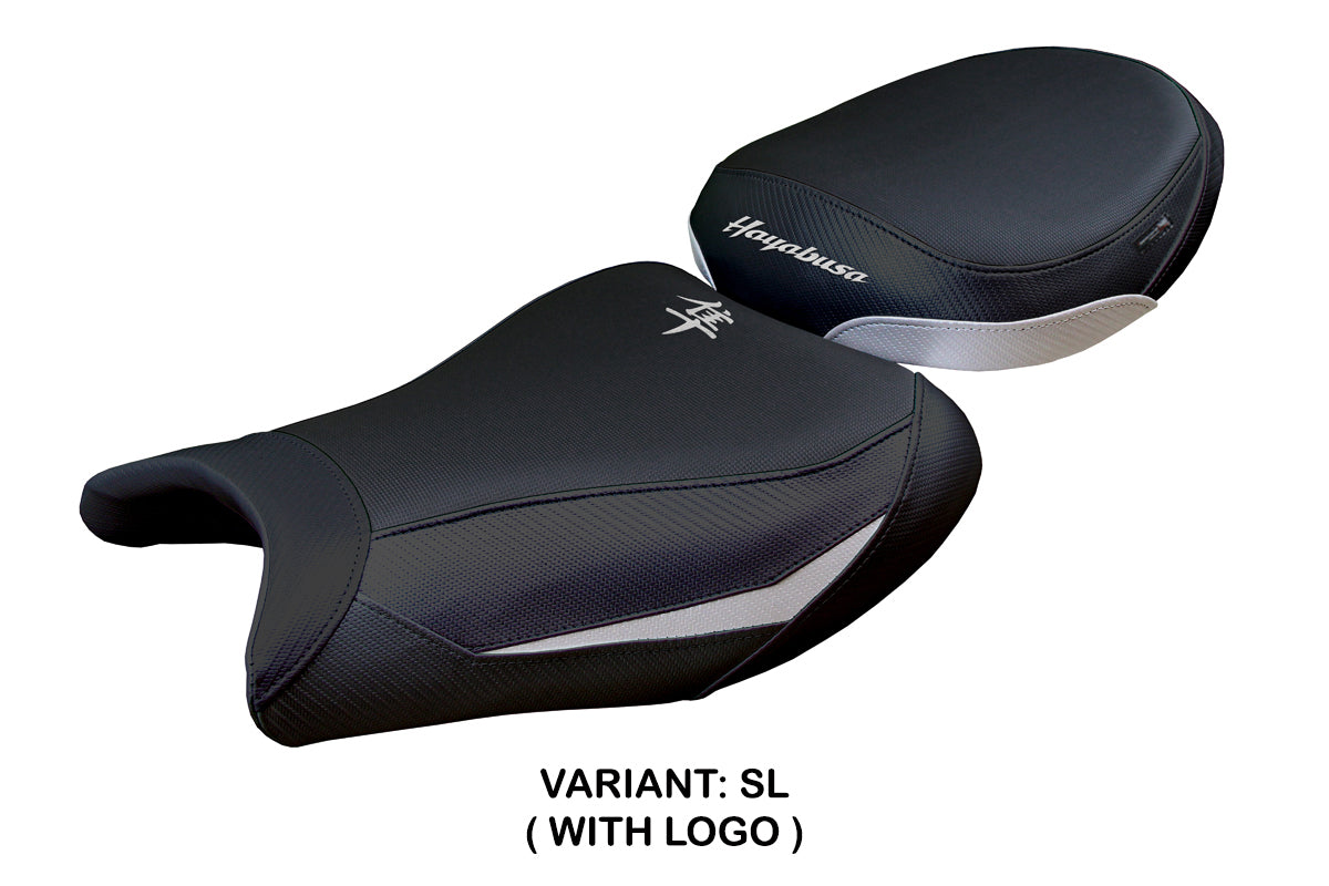 Suzuki GSX 1300 R Hayabusa 2021-2025 Seat Cover Tappezzeria Black Silver