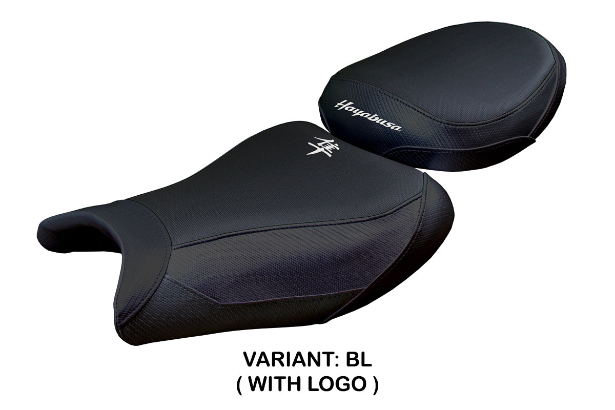 Funda de asiento para Suzuki GSX R 1300 Hayabusa 2008-2020 Tappezzeria Italia TPZ en negro